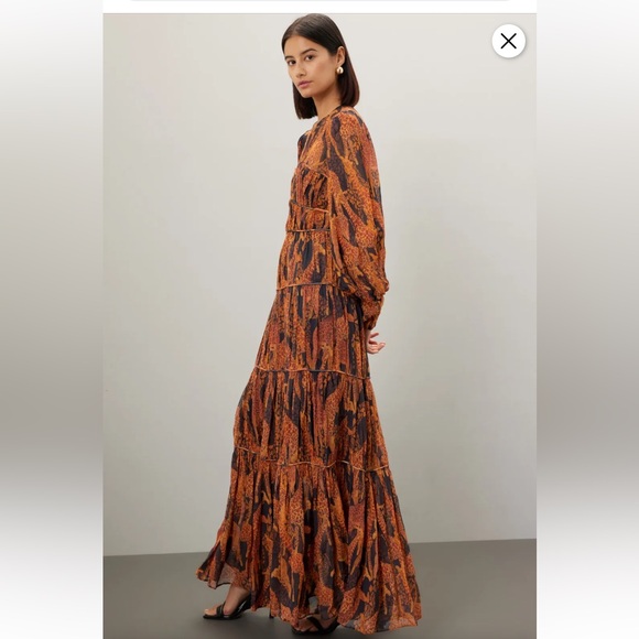 NWT FARM Rio long cocktail dress - Picture 3 of 8